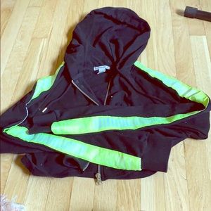 Crop meson and black jacket